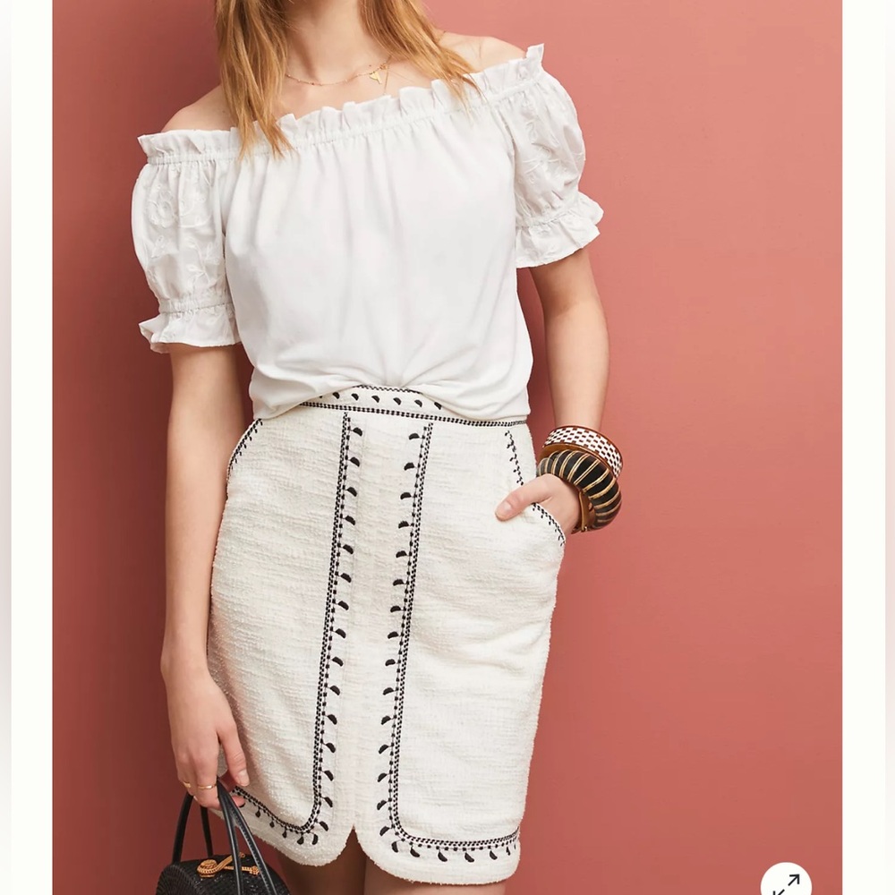 Dolan Anthropologie tulley textured mini skirt extra small
